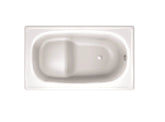 Ultra Compact Pressed Steel Drop in / Inset Bath 1200 mm - Enamelled White